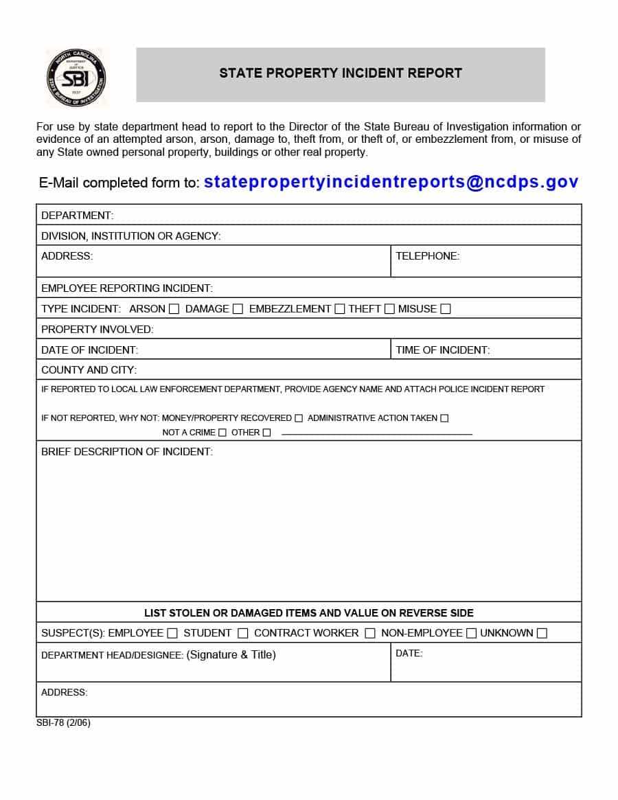 20+ Police Report Template & Examples [Fake / Real] ᐅ Pertaining To Police Incident Report Template