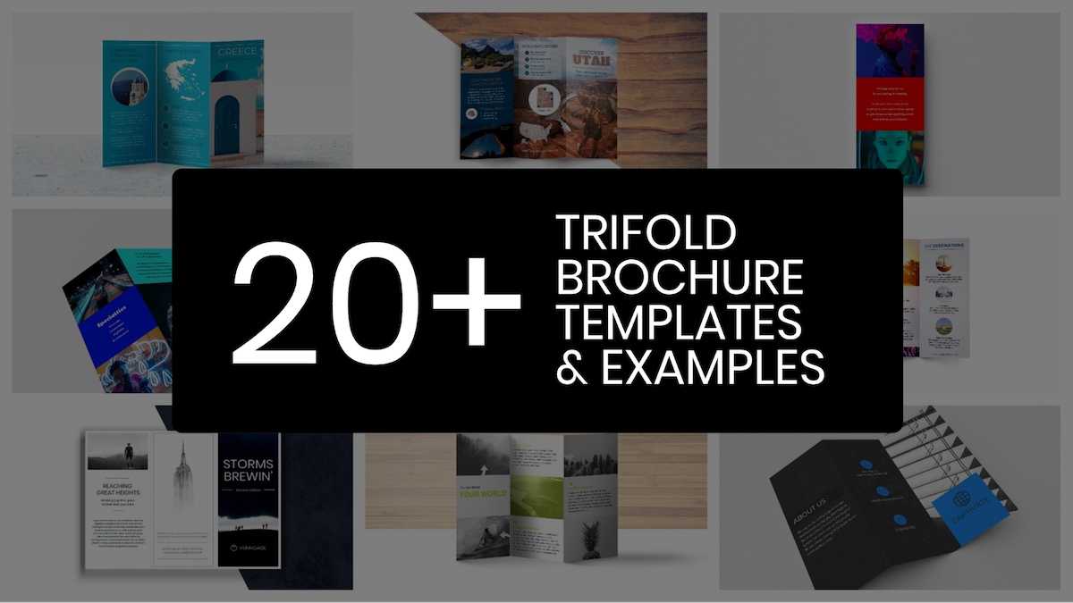 20+ Professional Trifold Brochure Templates, Tips & Examples Within Good Brochure Templates