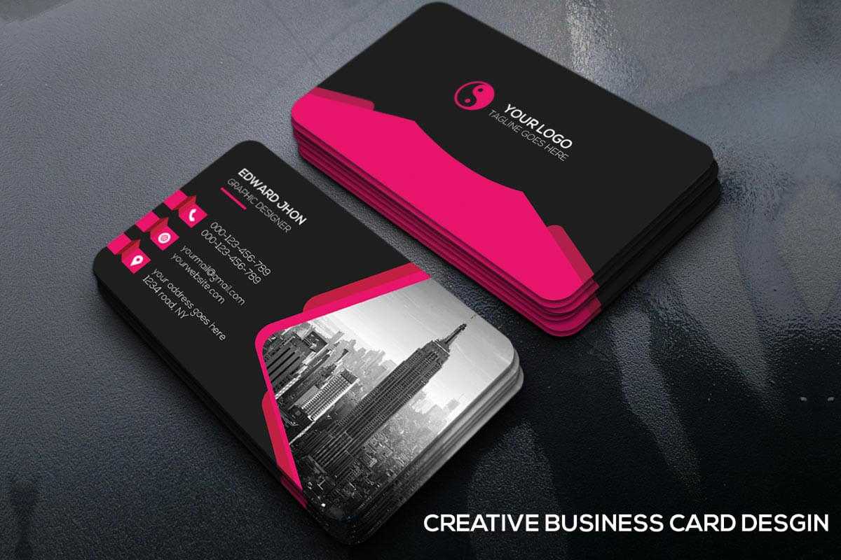 200 Free Business Cards Psd Templates – Creativetacos Pertaining To Free Business Card Templates In Psd Format