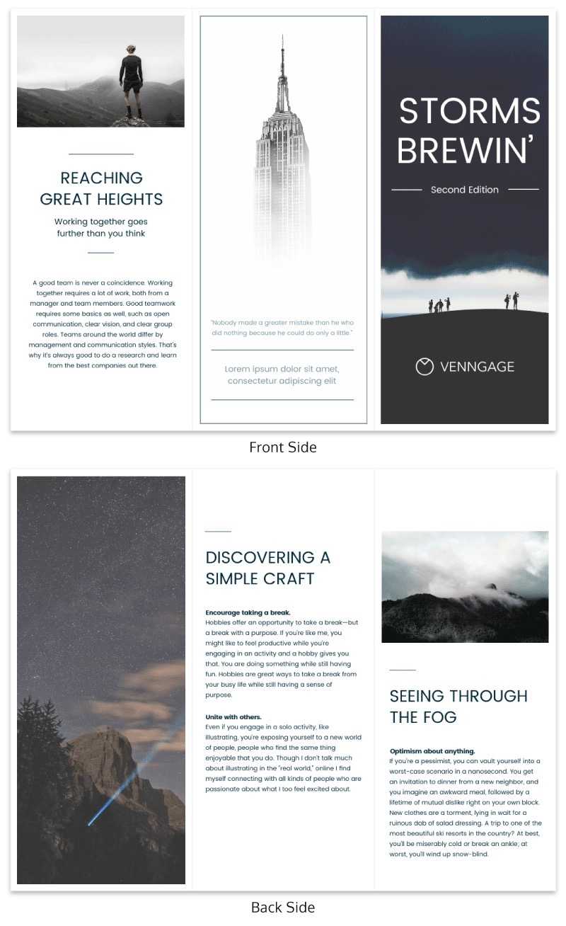 21 Brochure Templates And Design Tips To Promote Your Regarding Good Brochure Templates