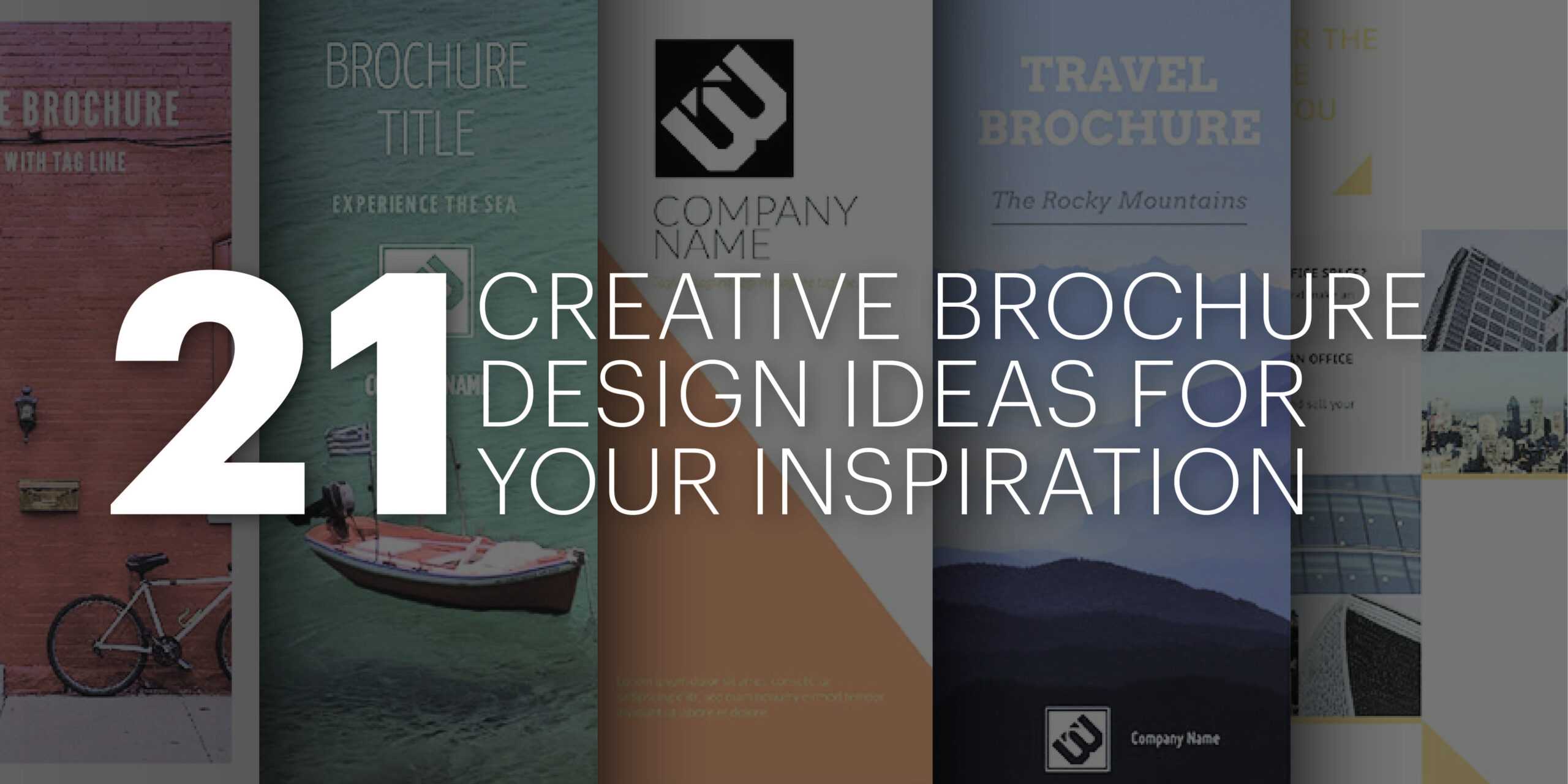 21 Creative Brochure Cover Design Ideas For Your Inspiration Inside E Brochure Design Templates