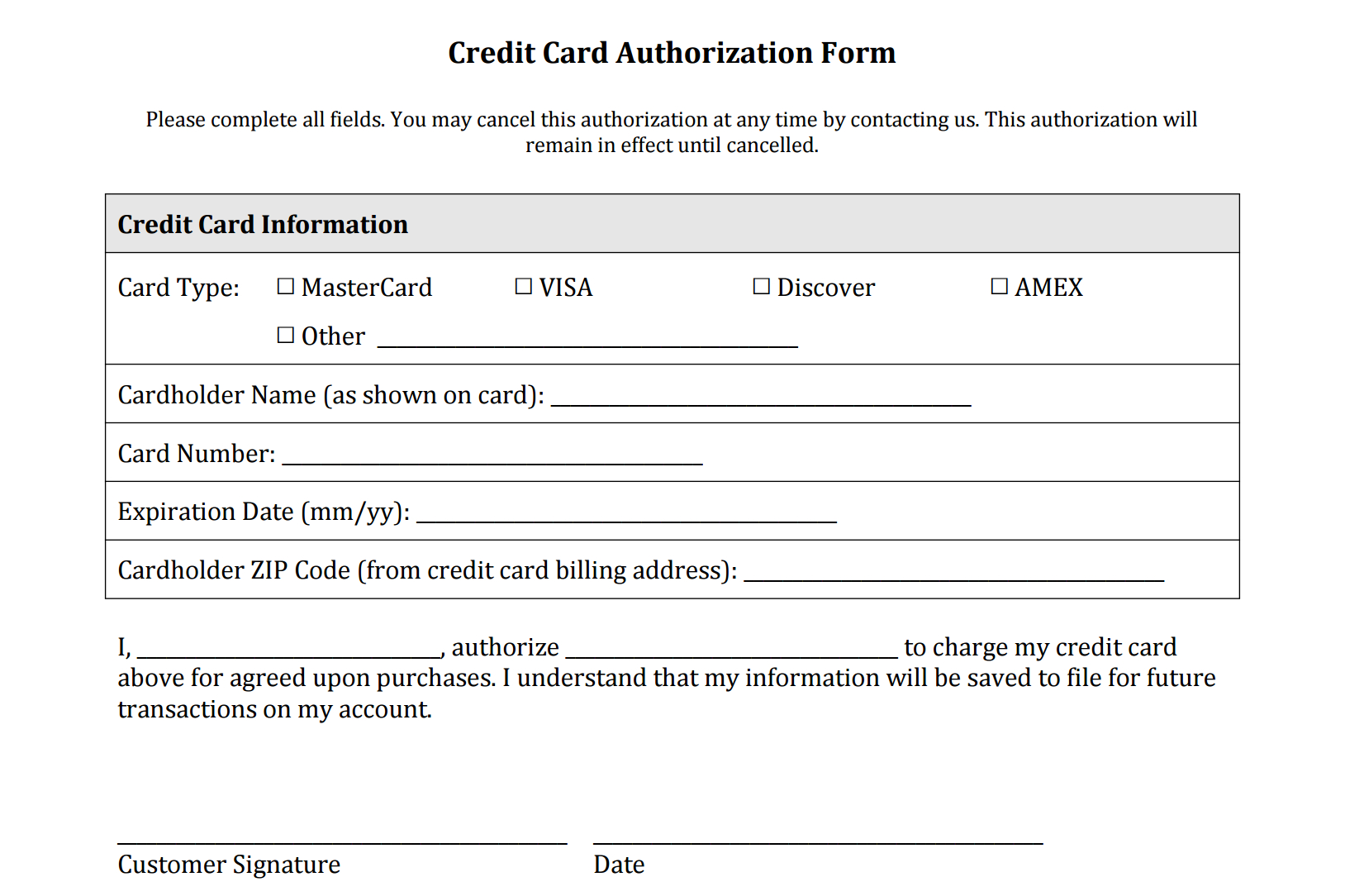 21+ Credit Card Authorization Form Template Pdf Fillable 2019!! With Authorization To Charge Credit Card Template