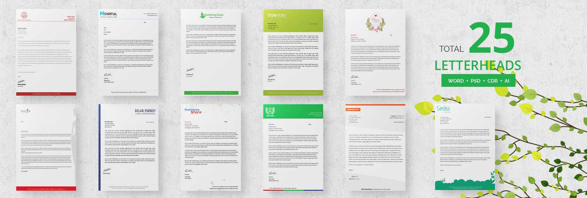 24+ Free Letter Head Templates – Education, Architecture In Headed Letter Template Word