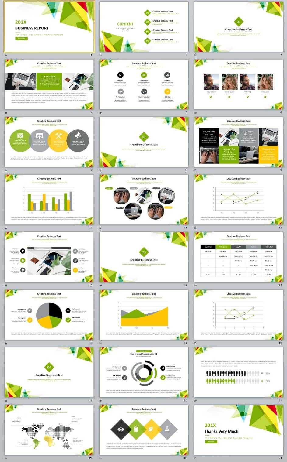 24+ Simple Business Report Powerpoint Templates | Business Pertaining To Simple Business Report Template