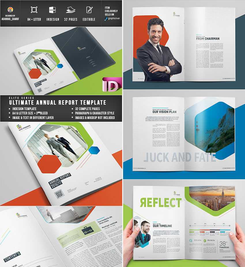 25+ Best Annual Report Templates – With Creative Indesign In Annual Report Template Word
