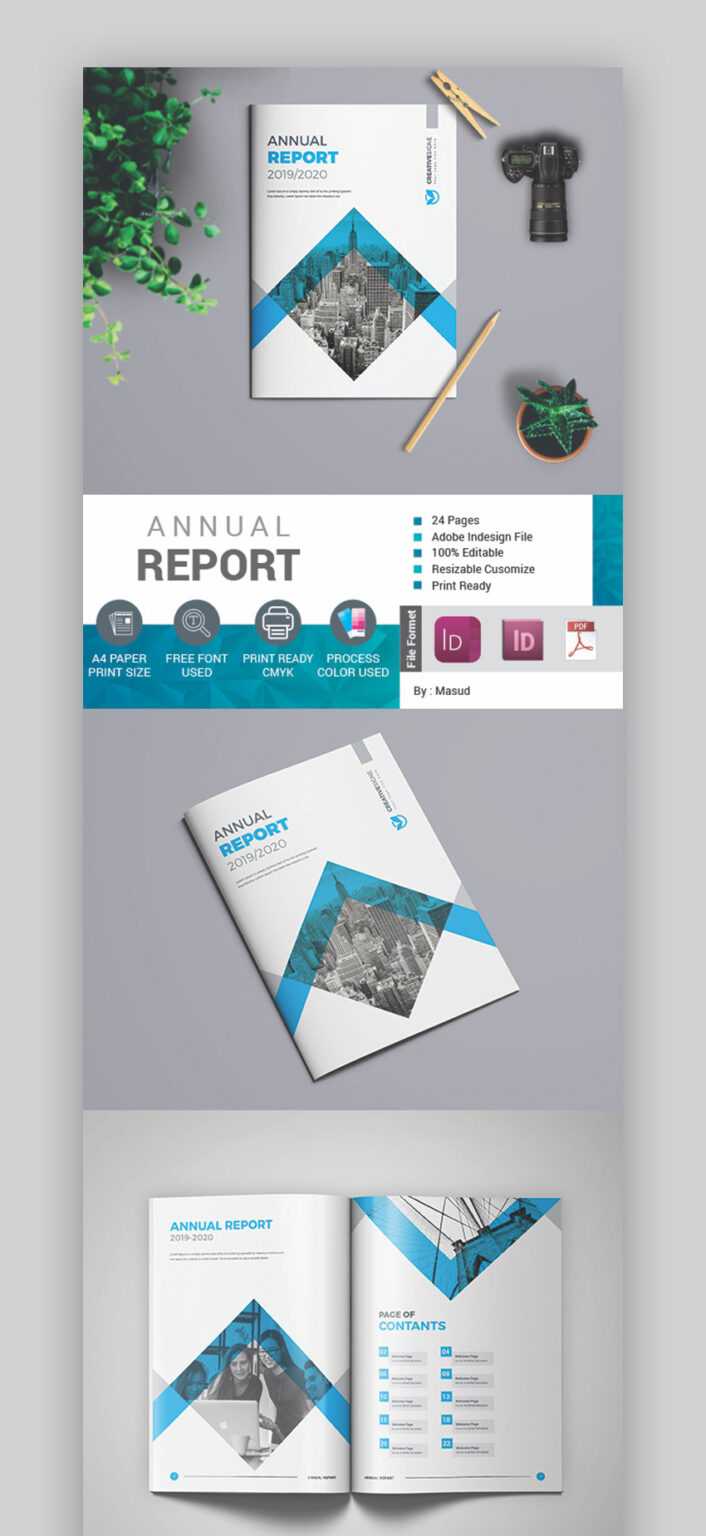 creative report templates for indesign