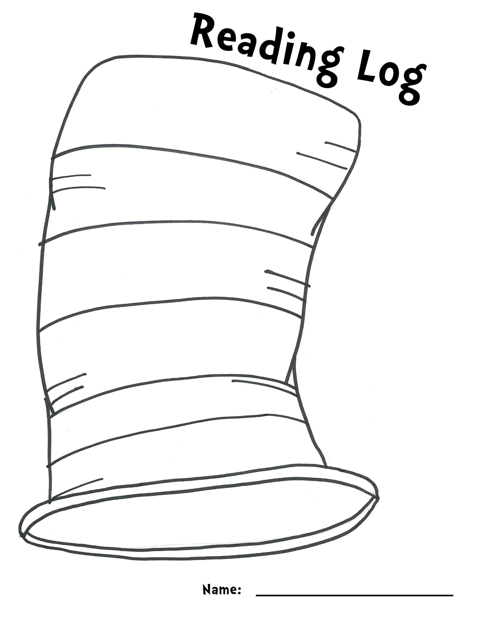25 Images Of For Dr. Sue's Hat Template | Zeept Within Blank Cat In The Hat Template