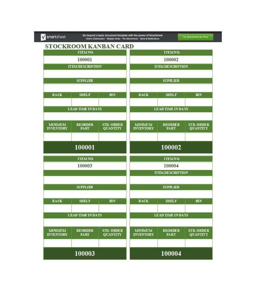 25 Printable Kanban Card Templates (& How To Use Them) ᐅ With Regard To Kanban Card Template