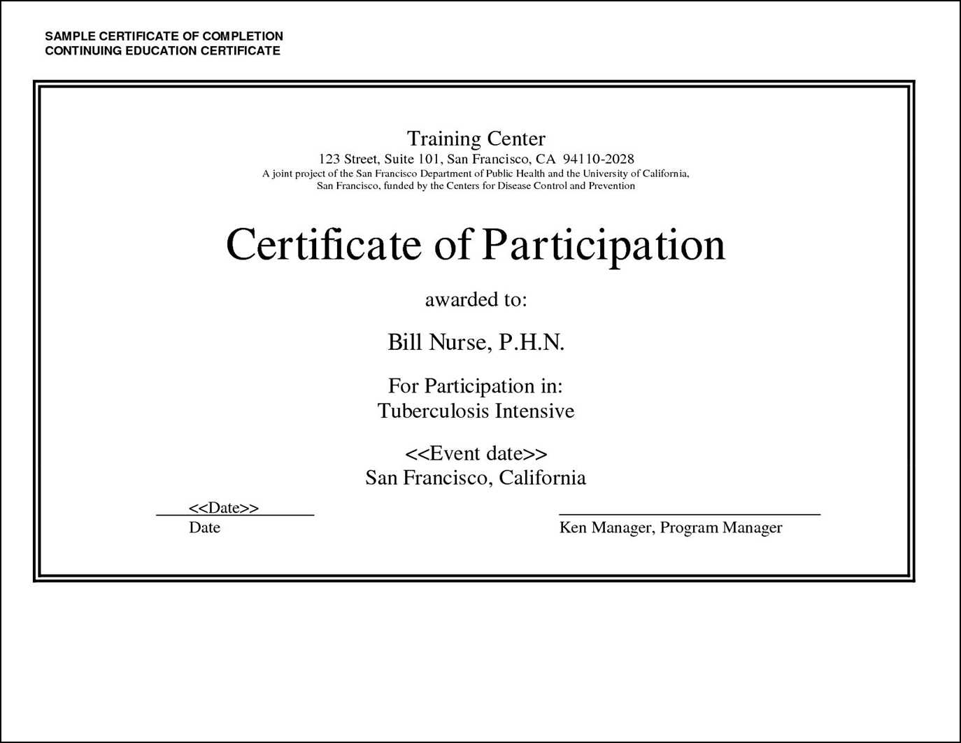 27 Images Of Adult Education Certificate Template | Masorler Pertaining To Ceu Certificate Template