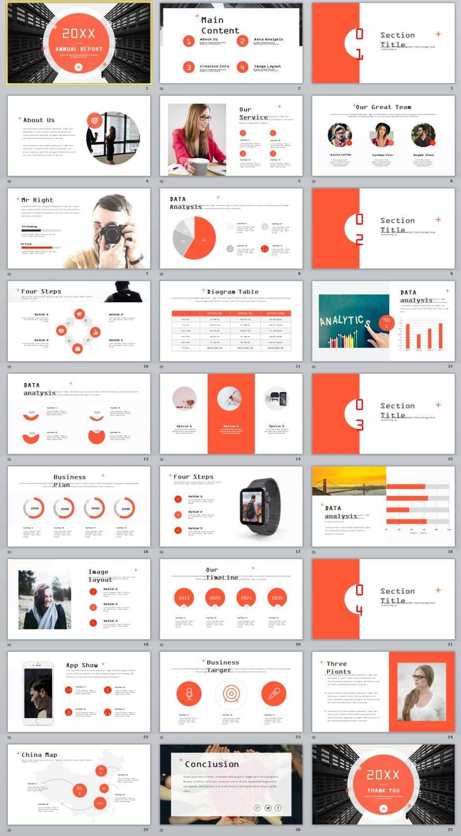 27+ Red Company Annual Report Powerpoint Templates With Annual Report Ppt Template