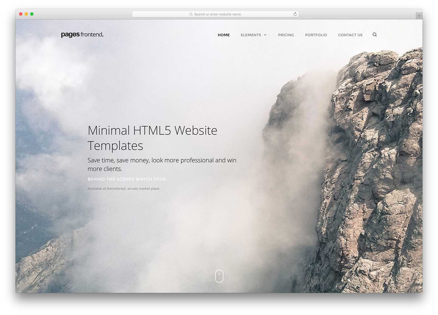 28 Best Minimal Website Templates (Html & WordPress) 2019 Within Html5 Blank Page Template