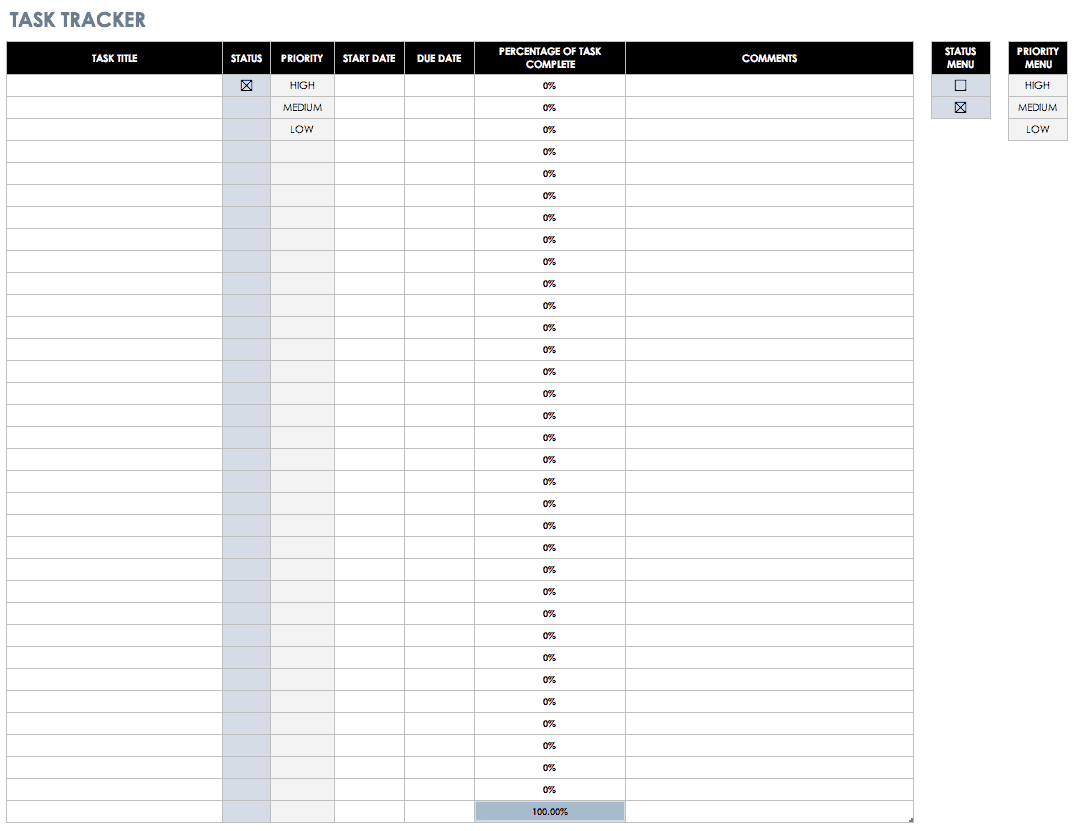 28 Free Time Management Worksheets | Smartsheet Inside Daily Task List Template Word