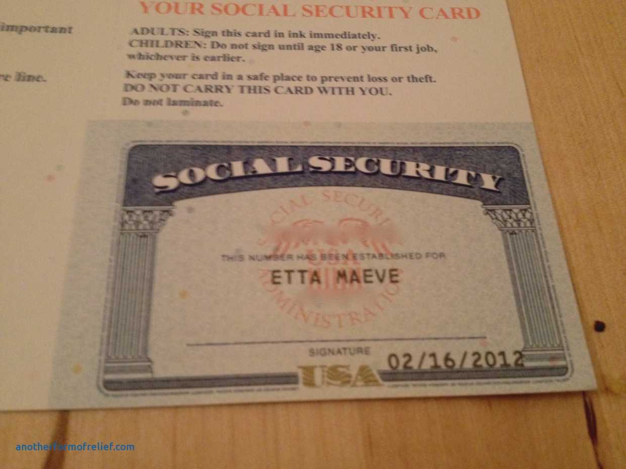 2B2A2 20+ Blank Social Security Card Template Within Social Security Card Template Free