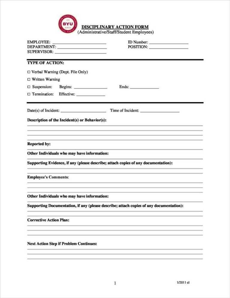 3 Disciplinary Report Templates Pdf Free Premium For 