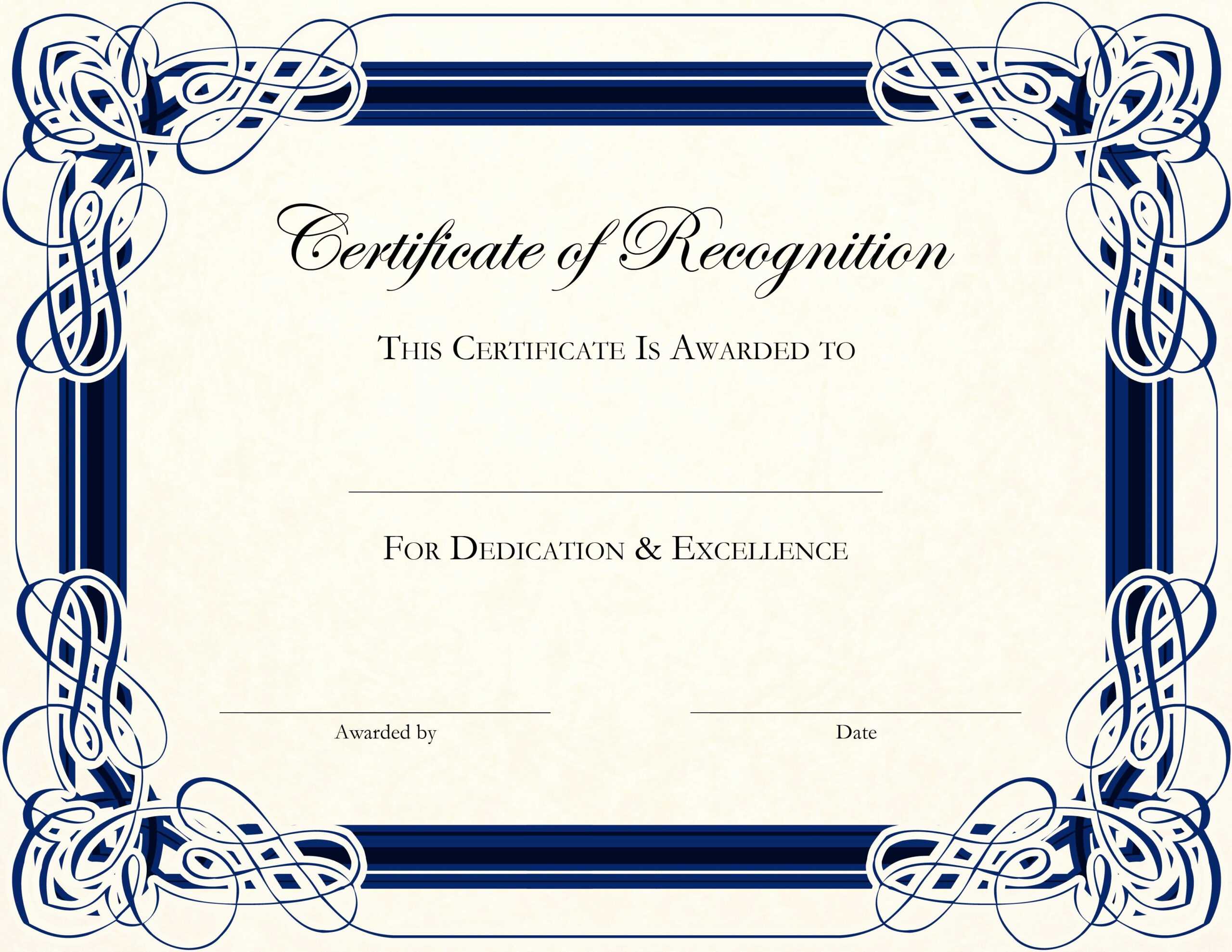 30 Award Certificate Template Free | Tate Publishing News With Free Funny Award Certificate Templates For Word