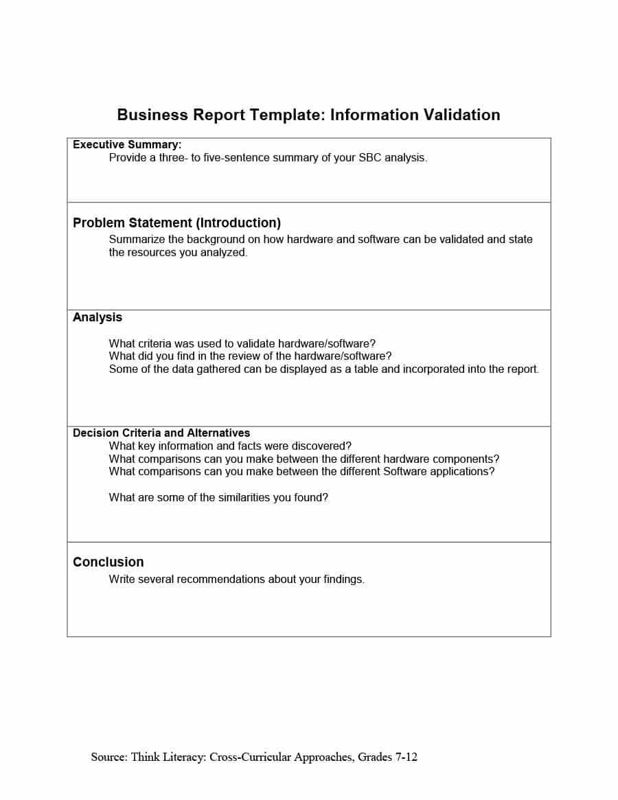 30+ Business Report Templates & Format Examples ᐅ Template Lab In Business Analyst Report Template