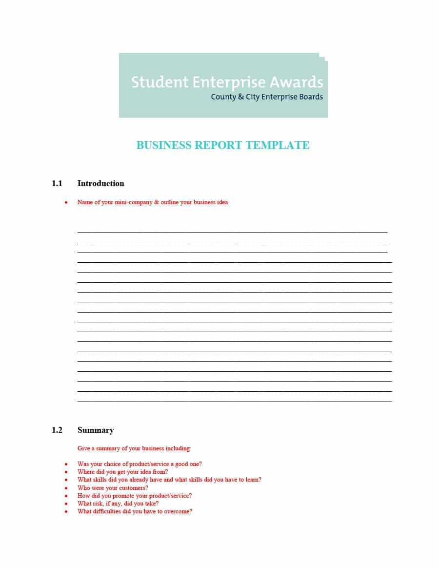 30+ Business Report Templates & Format Examples ᐅ Template Lab Pertaining To Company Report Format Template