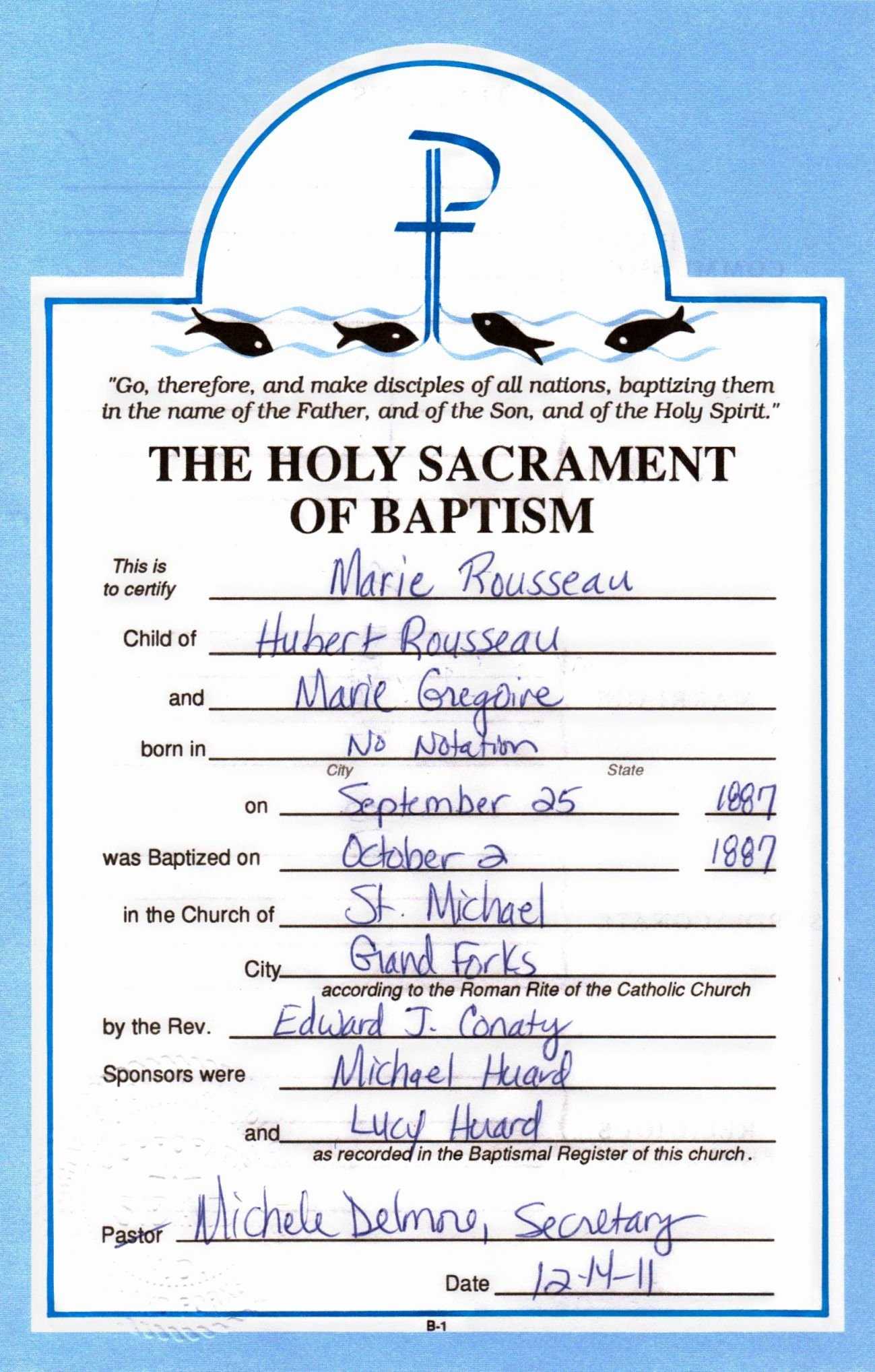 30 Catholic Baptism Certificate Template | Pryncepality Throughout Roman Catholic Baptism Certificate Template