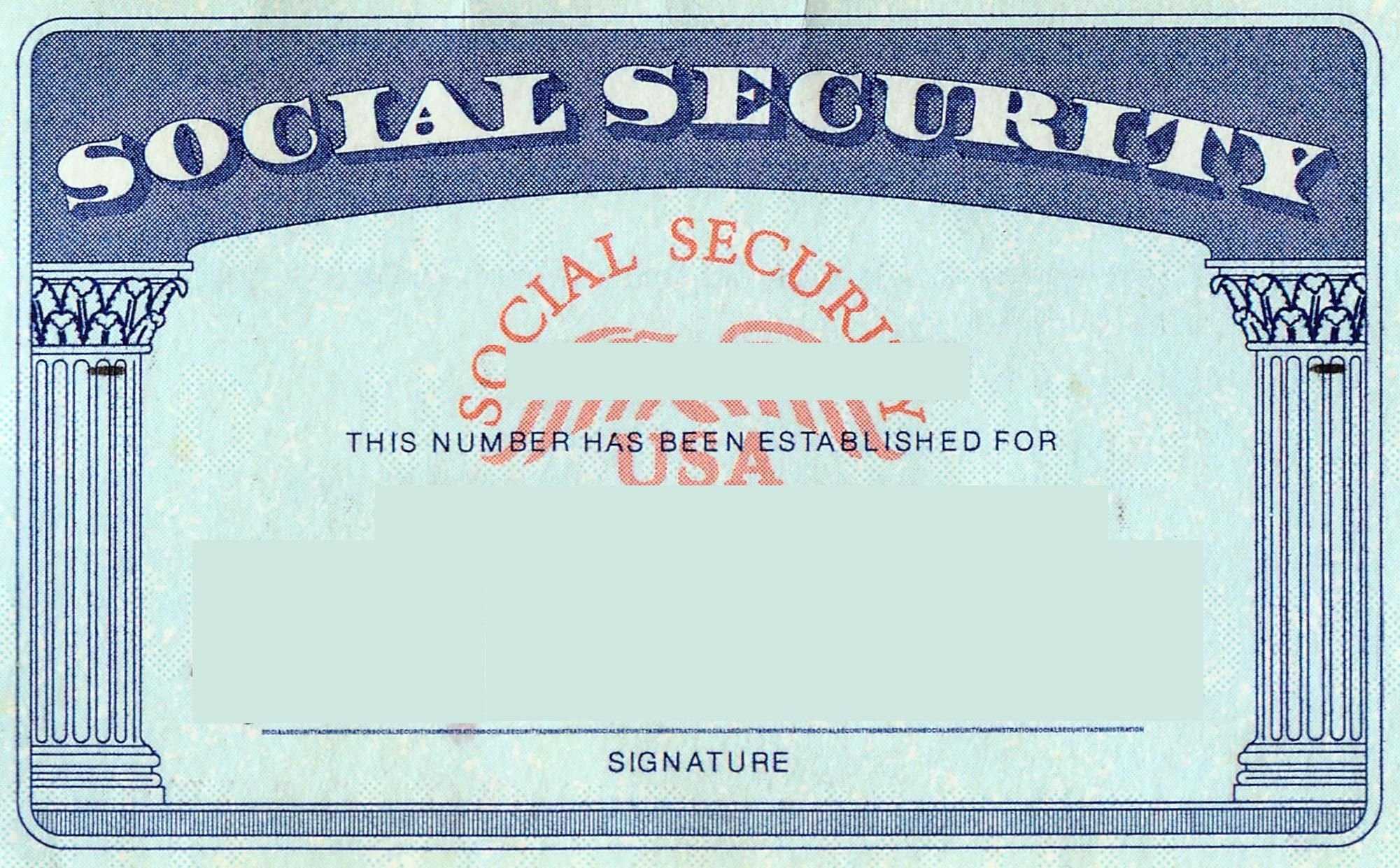 30 Insurance Card Template Pdf Pryncepality Within Social Security