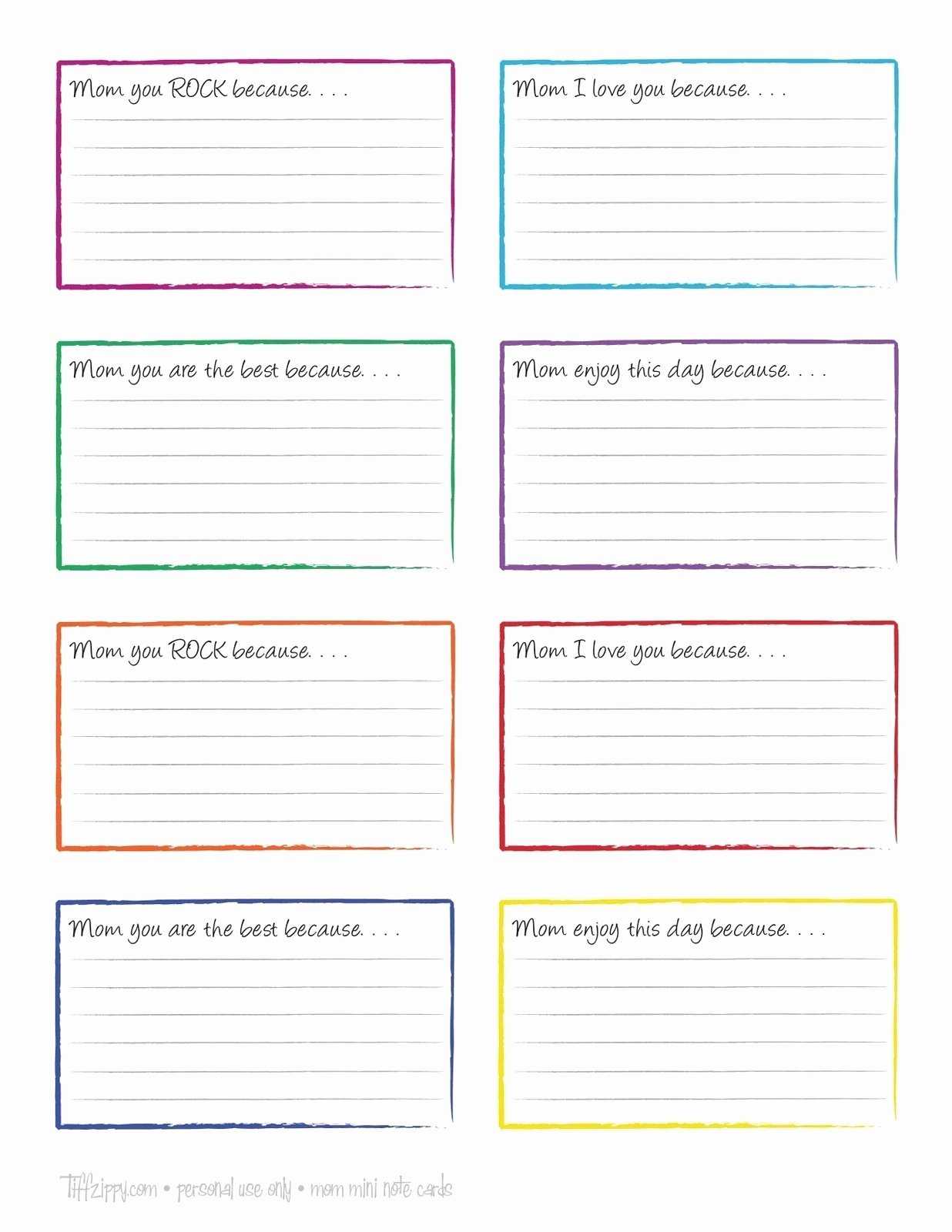 30 Note Card Template Google Docs | Pryncepality Within 3X5 Blank Index Card Template