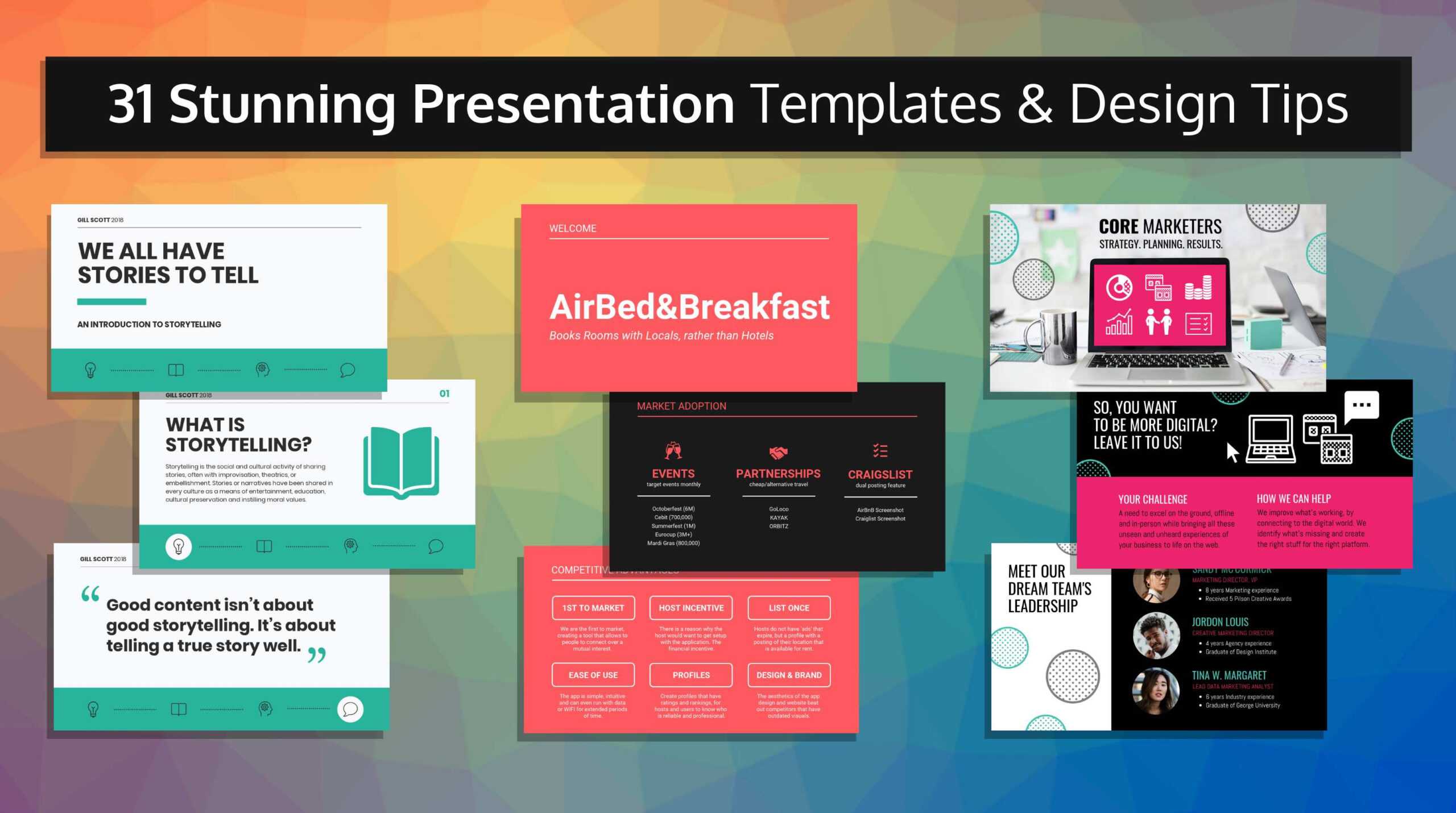 31 Stunning Presentation Templates And Design Tips For Sample Templates For Powerpoint Presentation