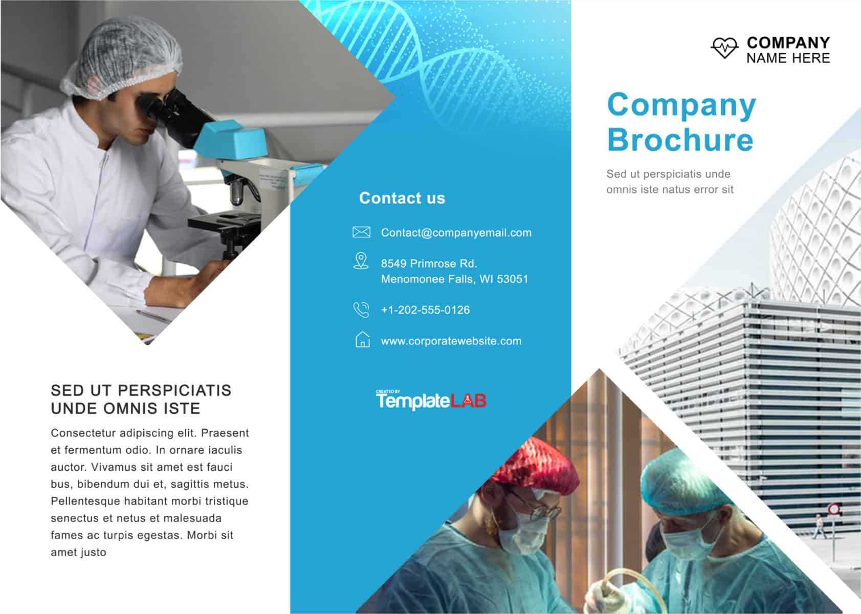 33 Free Brochure Templates (Word + Pdf) ᐅ Template Lab For Engineering Brochure Templates Free Download