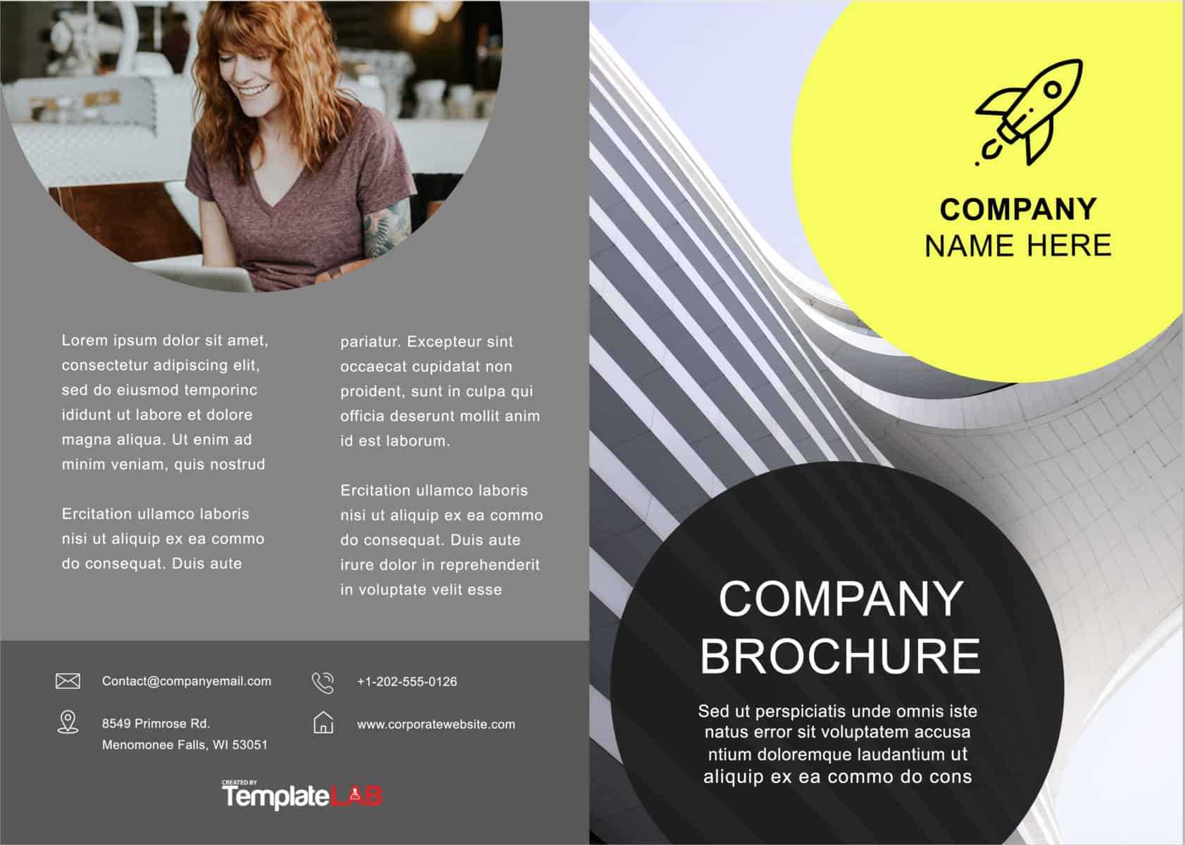 33 Free Brochure Templates (Word + Pdf) ᐅ Template Lab Throughout Free Brochure Template Downloads