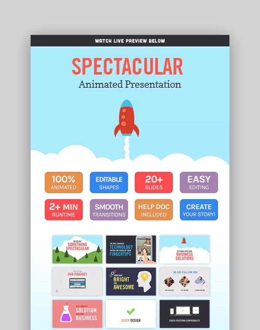 35+ Best Free & Premium Animated Powerpoint Templates With With Powerpoint Presentation Animation Templates