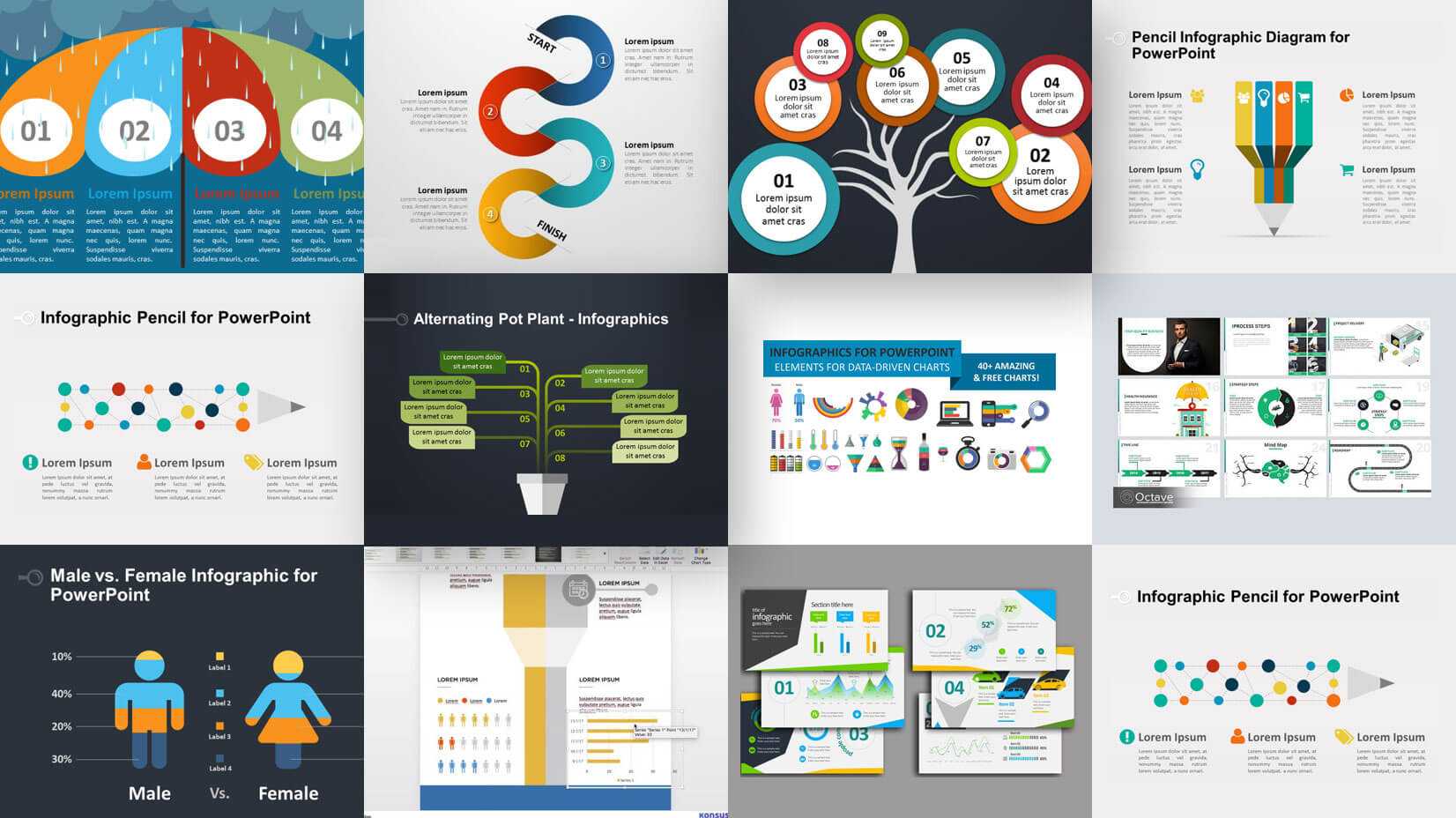35+ Free Infographic Powerpoint Templates To Power Your For How To Design A Powerpoint Template
