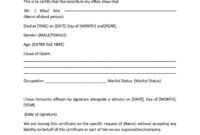 37 Blank Death Certificate Templates [100% Free] ᐅ Template Lab regarding Fake Death Certificate Template