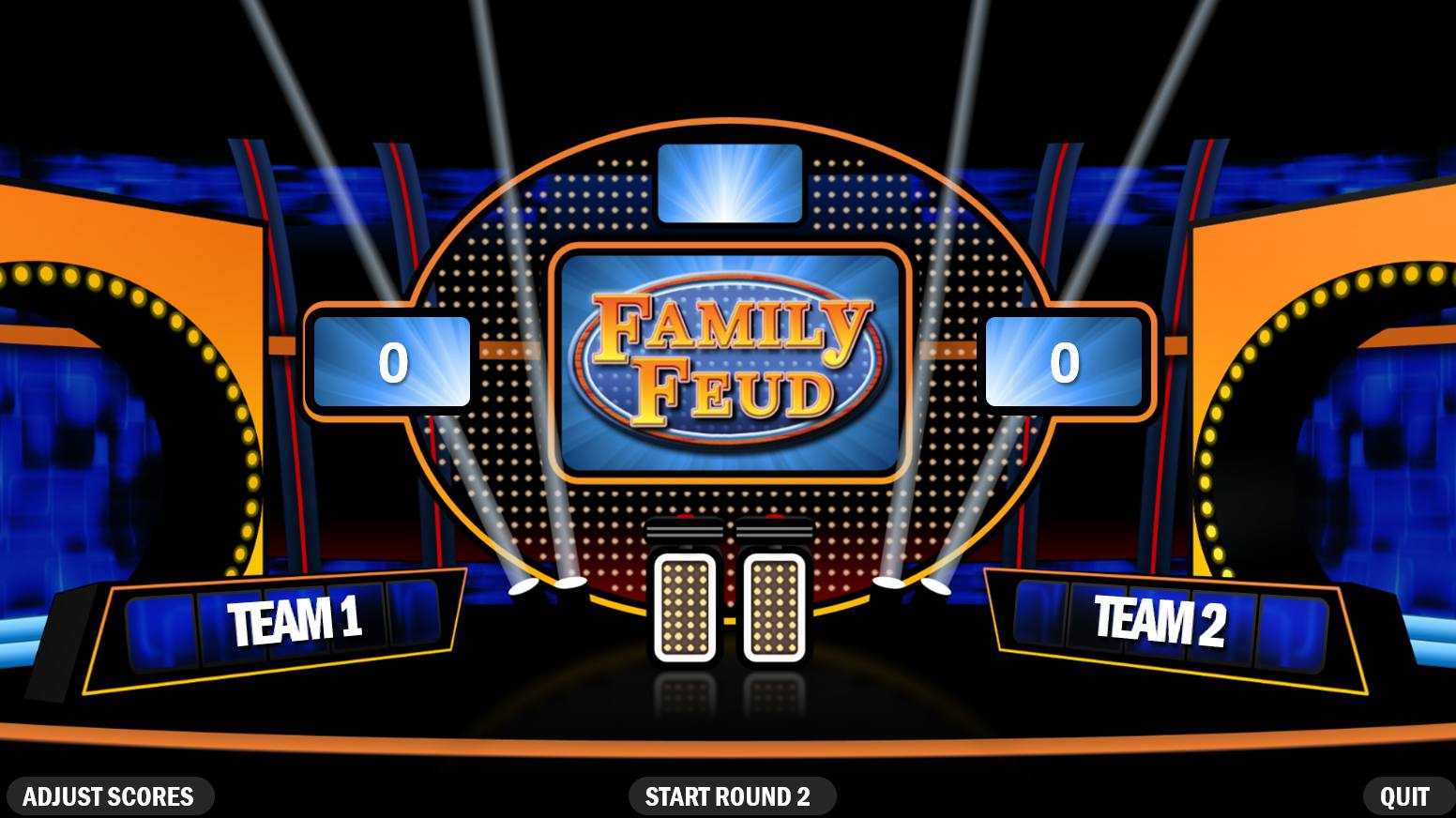 4 Best Free Family Feud Powerpoint Templates Pertaining To Family Feud Powerpoint Template Free Download