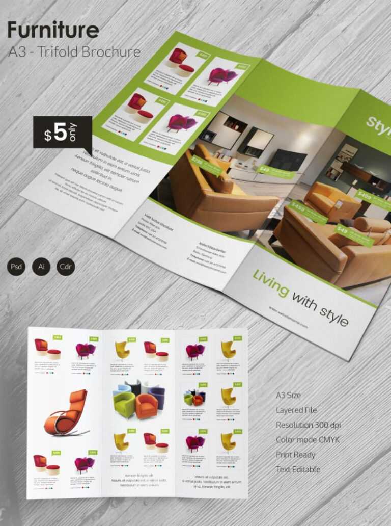 4 Fold Brochure Template Word