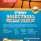 40 Basketball Camp Flyer Template | Markmeckler Template Design In Basketball Camp Brochure Template