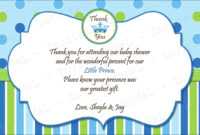 40 Beautiful Baby Shower Thank You Cards Ideas | Baby | Baby with Thank You Card Template For Baby Shower