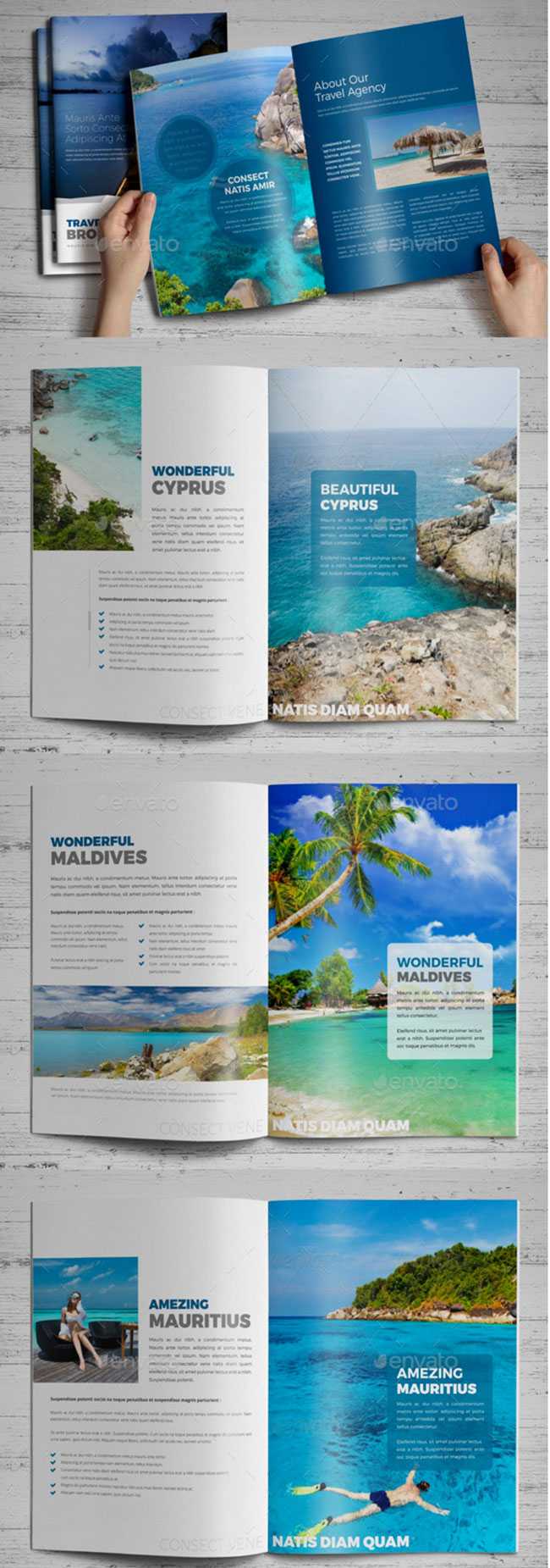 40+ Best Travel And Tourist Brochure Design Templates 2019 Regarding Travel And Tourism Brochure Templates Free