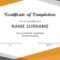 40 Fantastic Certificate Of Completion Templates [Word For Participation Certificate Templates Free Download