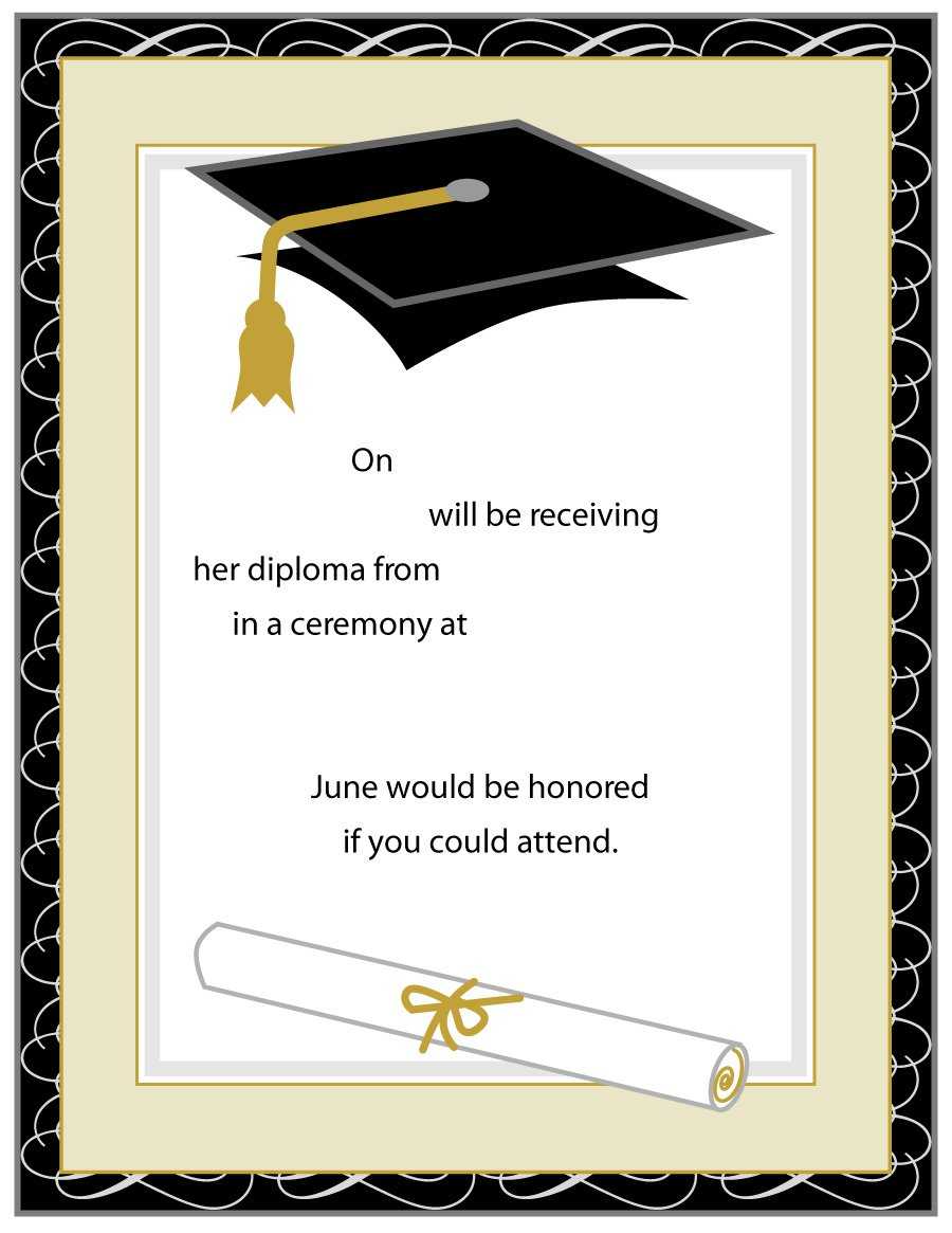 40+ Free Graduation Invitation Templates ᐅ Template Lab Pertaining To Free Graduation Invitation Templates For Word