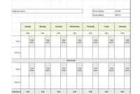40 Free Timesheet Templates [In Excel] ᐅ Template Lab with regard to Weekly Time Card Template Free