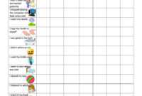 40 Printable Reward Charts For Kids (Pdf, Excel &amp; Word) inside Reward Chart Template Word
