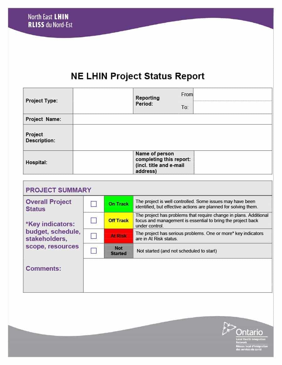 40+ Project Status Report Templates [Word, Excel, Ppt] ᐅ Inside Project Weekly Status Report Template Excel