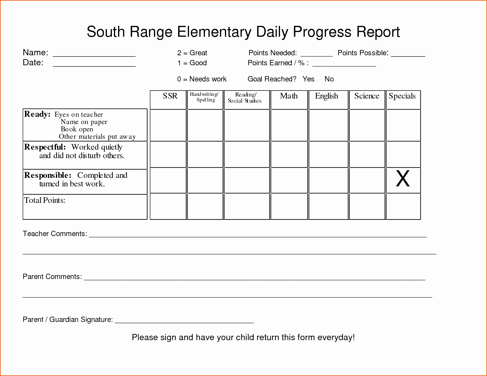 40 Student Progress Report Template | Markmeckler Template With Regard To Educational Progress Report Template
