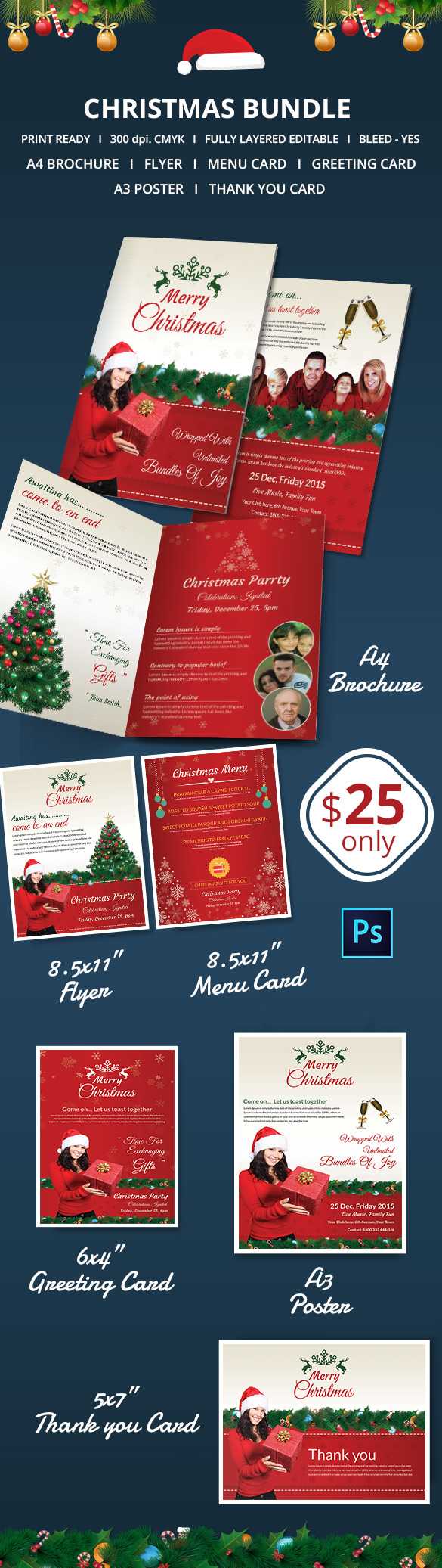 41+ Christmas Brochures Templates – Psd, Word, Publisher Intended For Christmas Brochure Templates Free