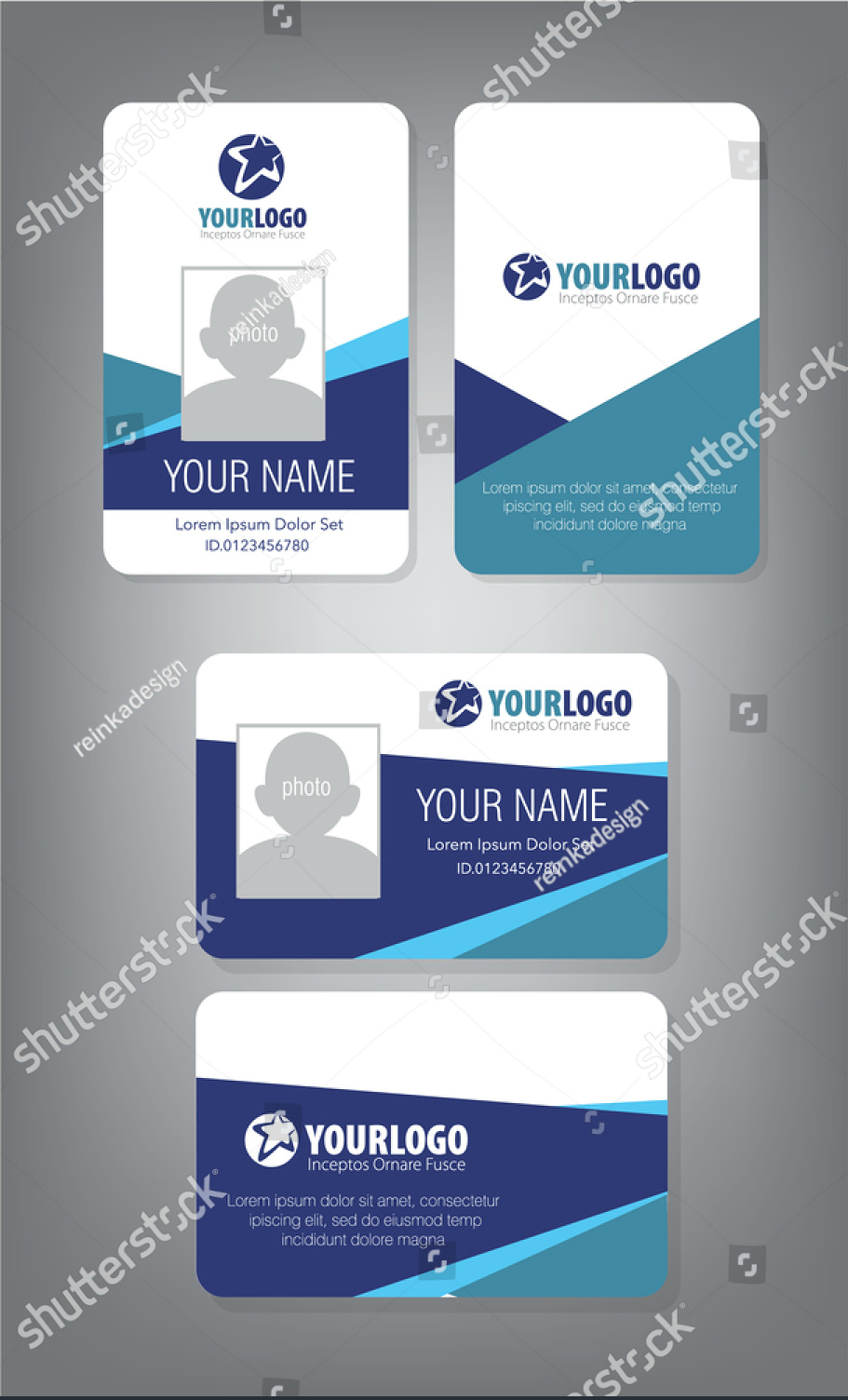 43+ Professional Id Card Designs – Psd, Eps, Ai, Word | Free Regarding Portrait Id Card Template