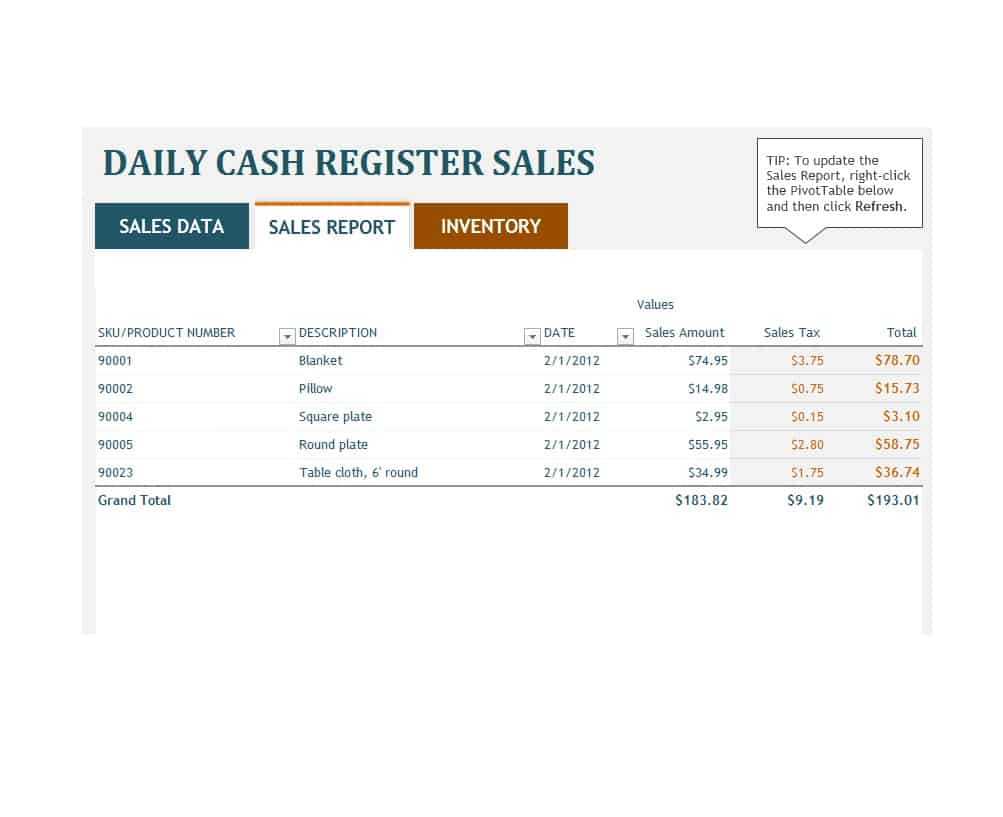 45 Sales Report Templates [Daily, Weekly, Monthly Salesman Intended For Free Daily Sales Report Excel Template