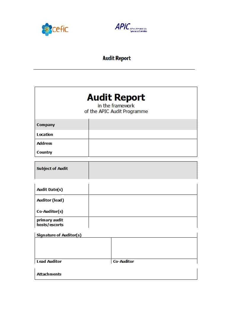 50 Free Audit Report Templates (Internal Audit Reports) ᐅ Inside Template For Audit Report