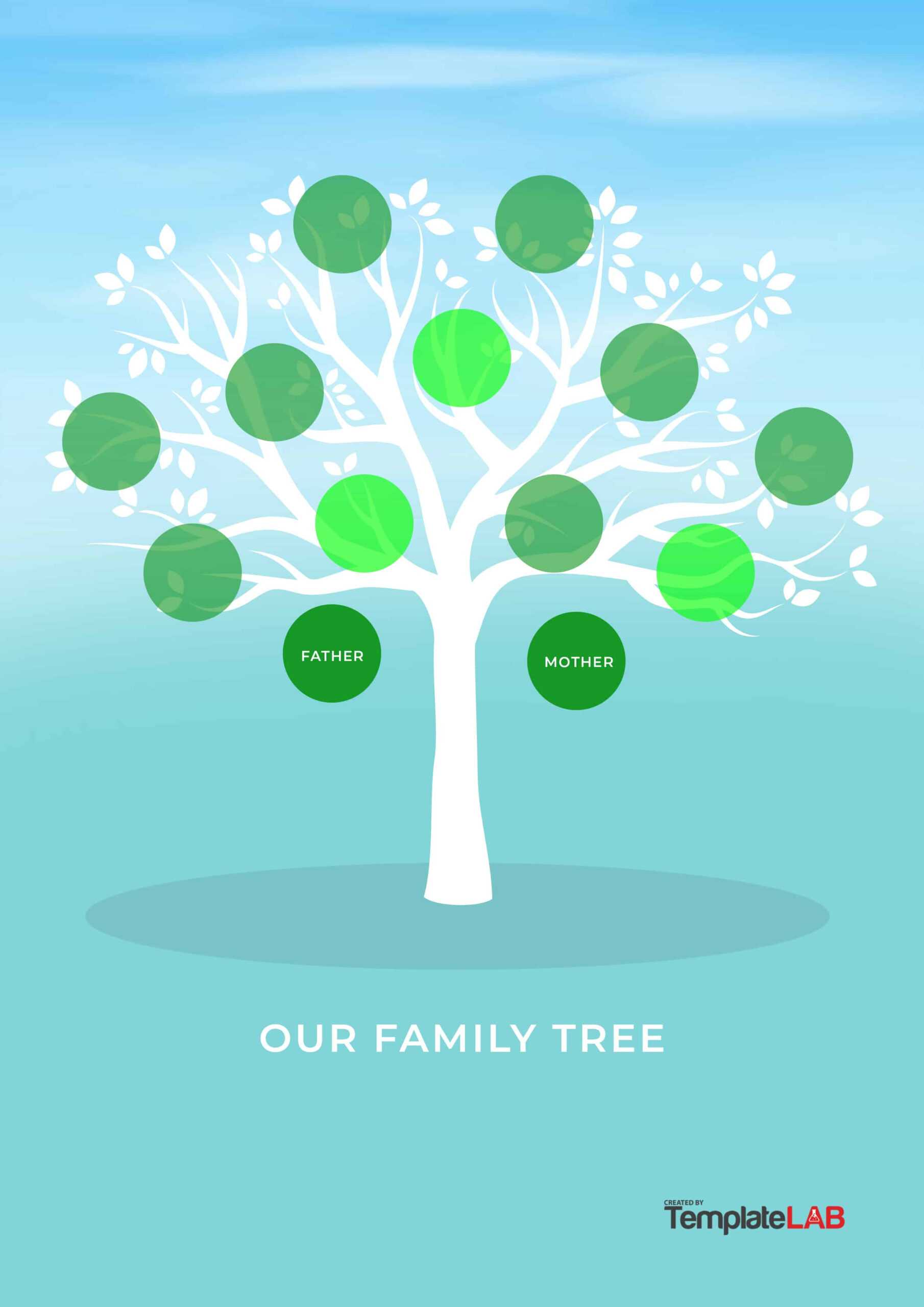 50+ Free Family Tree Templates (Word, Excel, Pdf) ᐅ With Regard To 3 Generation Family Tree Template Word