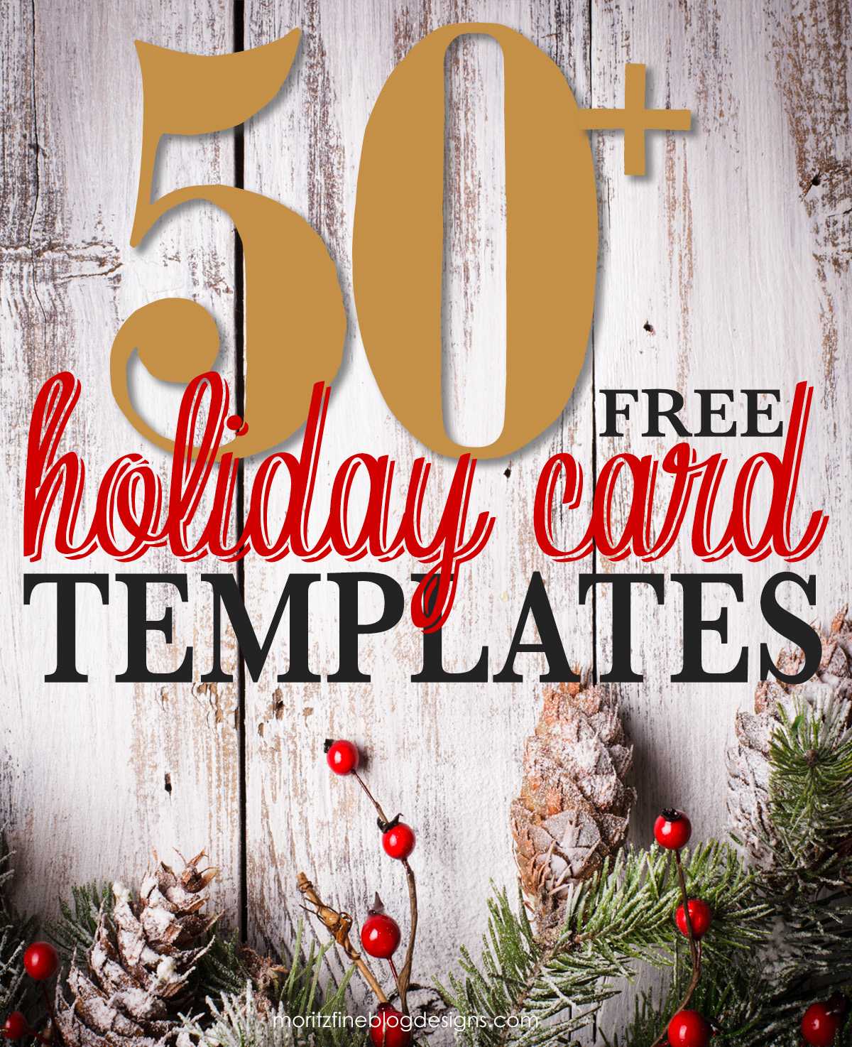50 + Free Holiday Photo Card Templates | Moritz Fine Designs Regarding Free Holiday Photo Card Templates