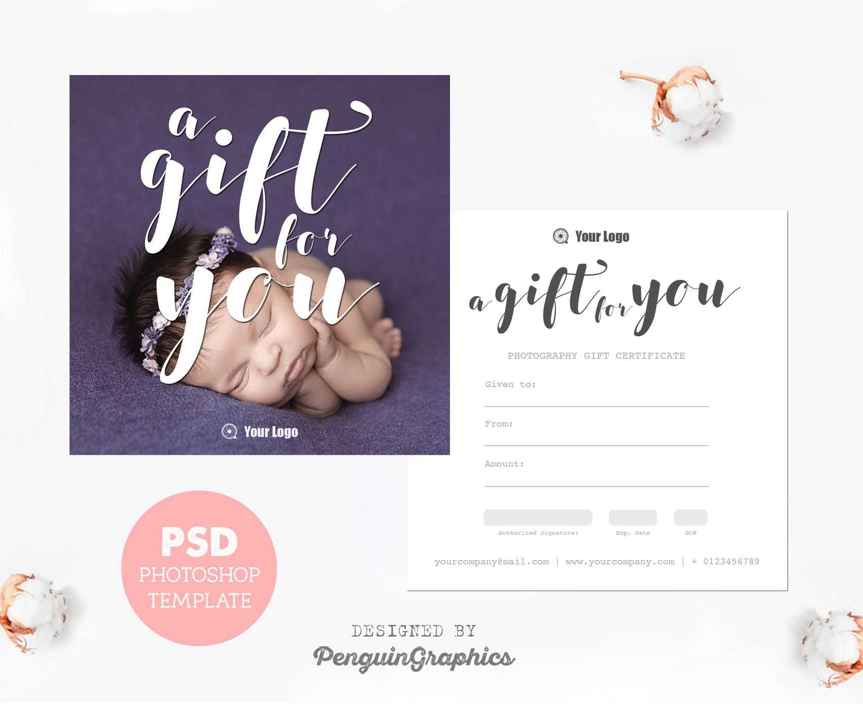 50 Stunning Photo Session Gift Certificate Template Intended For Photoshoot Gift Certificate Template