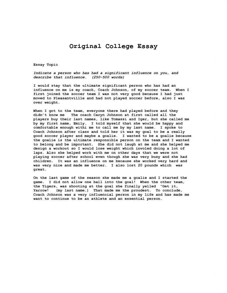 500 Word College Essay Examples Writings And Essays Within 500 Word Essay Template