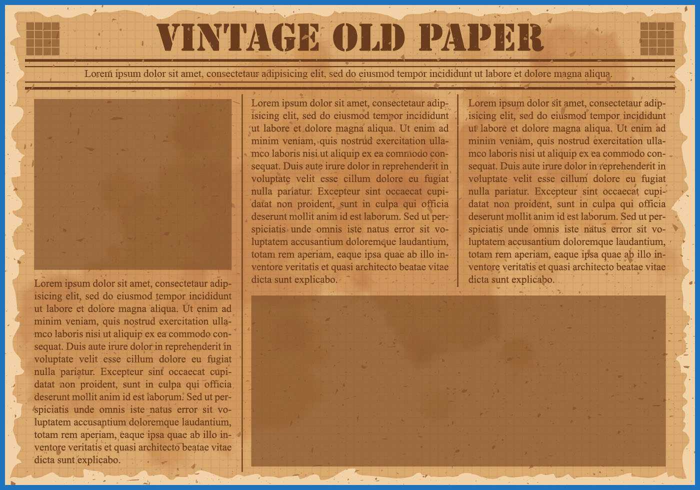 word document free vintage newspaper template